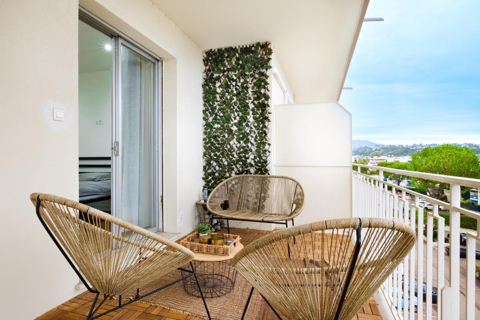Le Millesime ~ Vue ~ Balcon ~ Parking Leilighet Cagnes-sur-Mer Eksteriør bilde